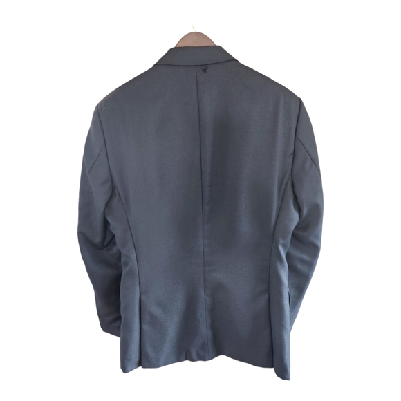 Hugo Boss Men's Blazer 38R, Solid Black, Single Breasted, 100% Wool - Picture 2 of 16